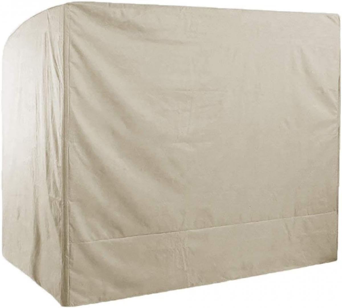 Prelată de grădină impermeabilă pentru balansoar cu 3 locuri, 220x125x175cm, prelată de protecție Oxford 210D anti-UV - bej