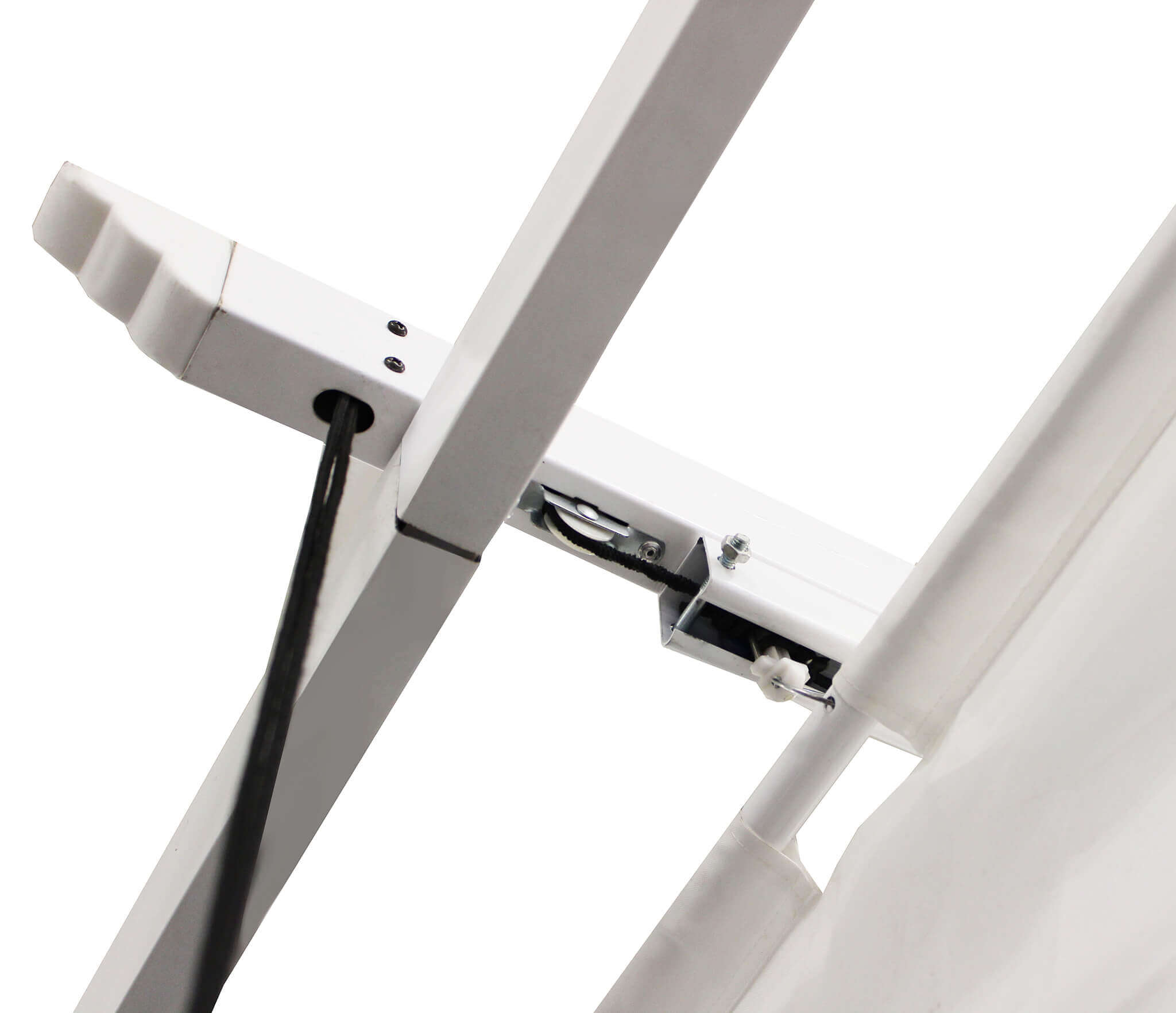 Gazebo pergola da esterno 3x4 mt in alluminio con telo in poliestere Good Summer - White - 7