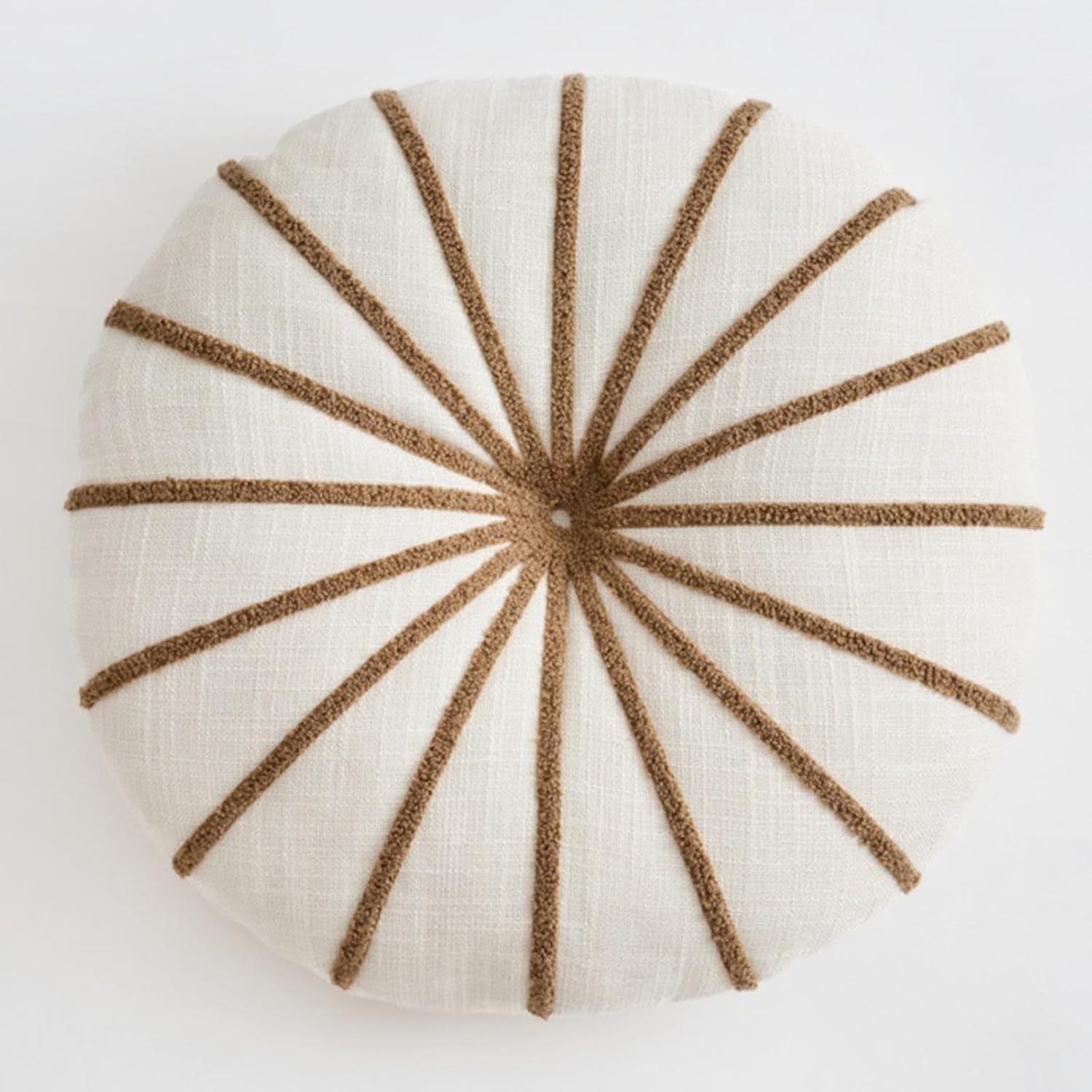 Fouriding Cuscino rotondo a forma di zucca, 40 cm, cuscino a forma di zucca, cuscino da pavimento, tappetino per preghiere, per soggiorno, divano, letto, sedia, pavimento, auto, decorazione per la