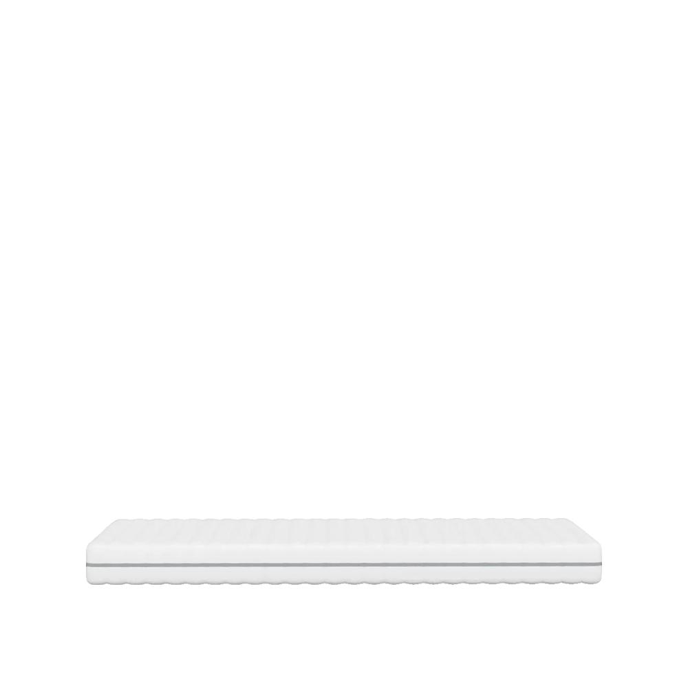 Materac piankowy vidaXL 90x200 cm biały średnio miękki oddychający