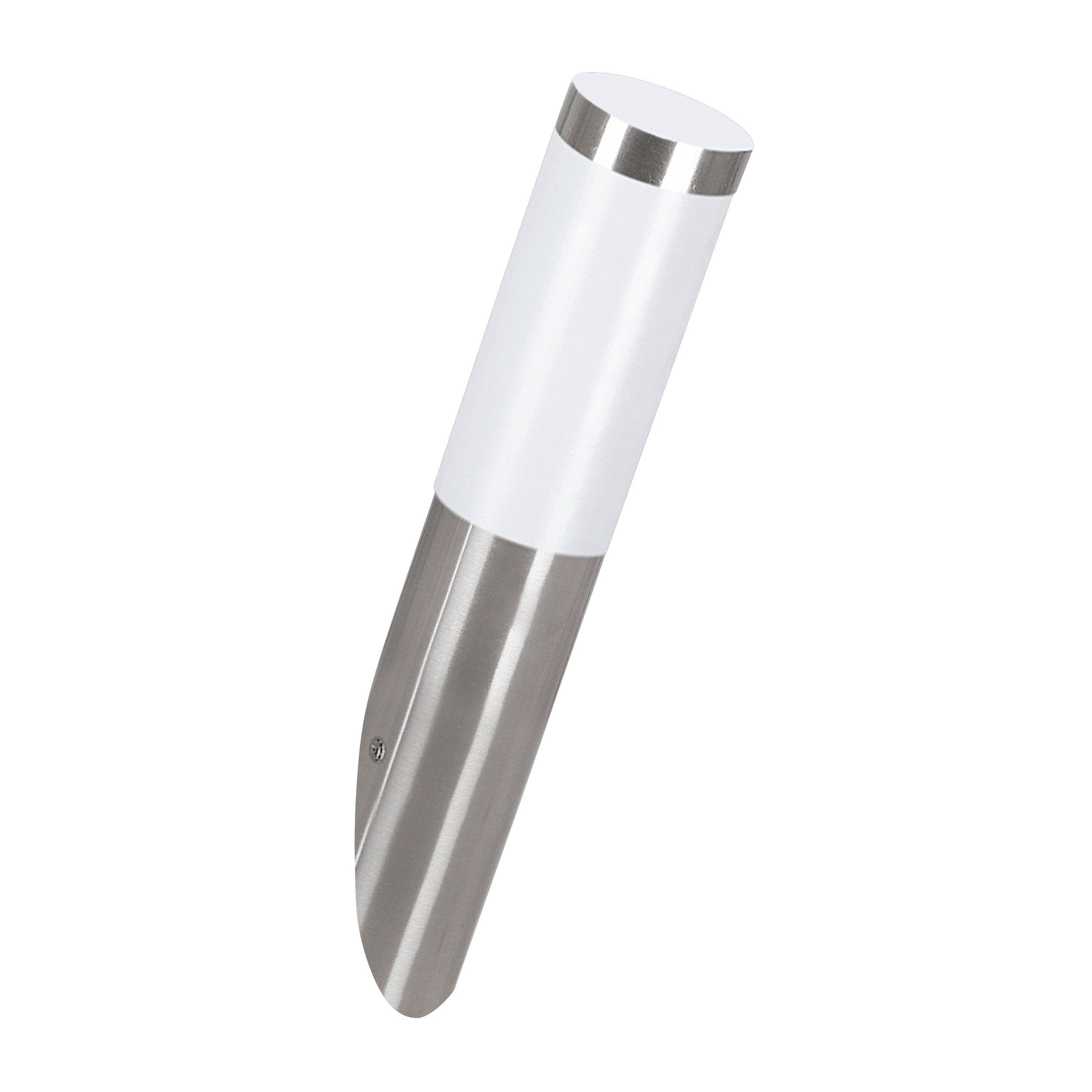 Eglo Aplique De Pared Acero Inox Exterior Ip44, Helsinki Blanco , Leroy Merlin