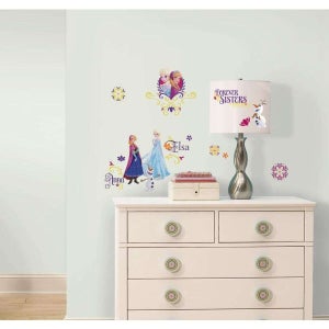 Stickers Muraux Reine Des Neiges Kibi - Autocollants Amovibles Chambre Enfant