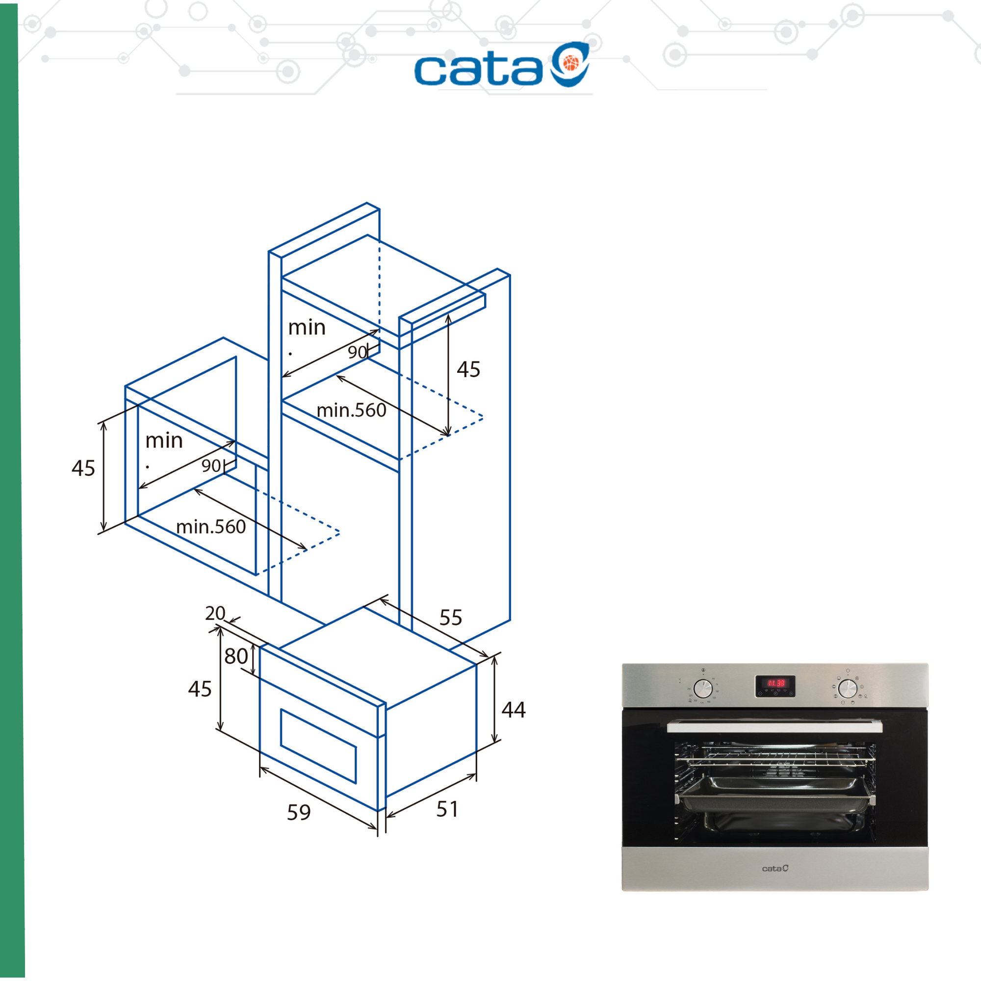 Horno CATA CMD 5008 X - 4
