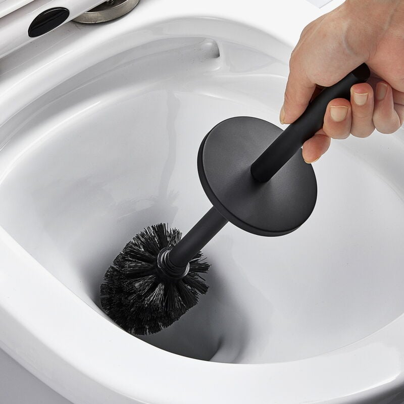 2 testine di ricambio per scopino WC, facili da avvitare, universali, per accessori da bagno (bianco