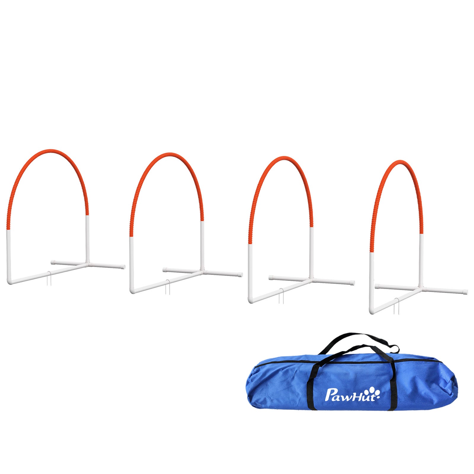 Agility sport pour chiens PawHut set de 4 obstacles professionnels avec