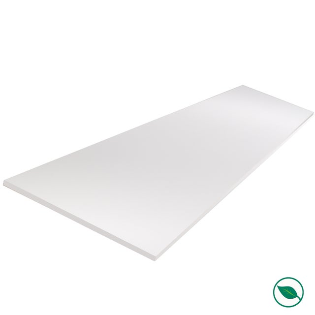 Tablette mélaminé blanc 800 x 400 x 18 mm - PEFC 75%