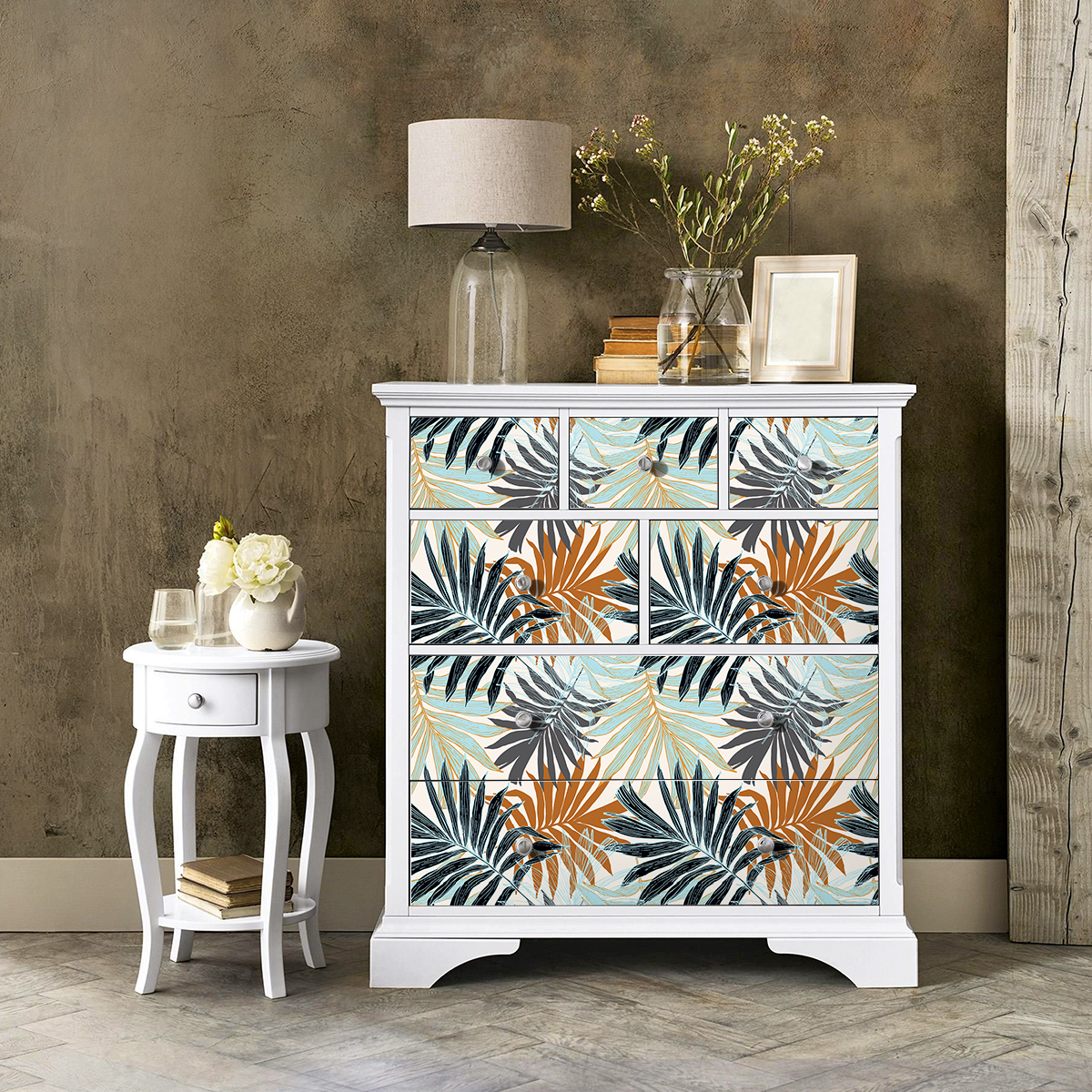 Adesivo mobili tropicale Rurutu - Sticker adesivo - adesivi murali - 60x90cm - 3