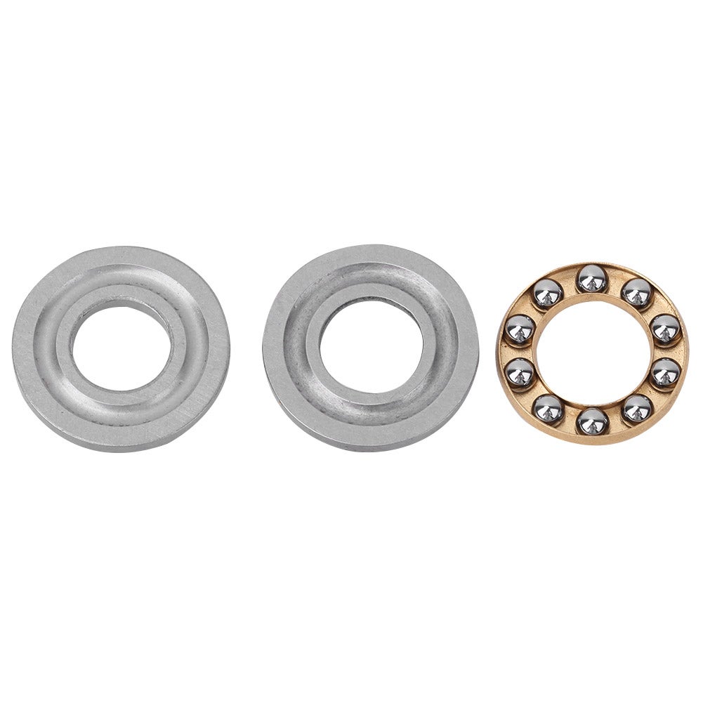 Cuscinetti a sfere assiali in miniatura, cuscinetti piatti in acciaio ad alta precisione (F10-18M 10x18x5,5 mm), 10 pezzi - 6