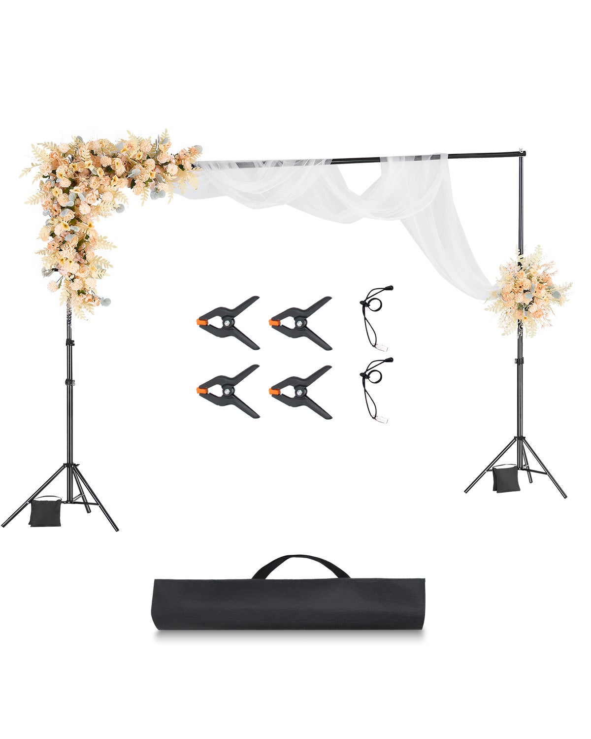 Tło Stojak Tło System Studio Fotograficzne Regulowany 300x300cm VEVOR