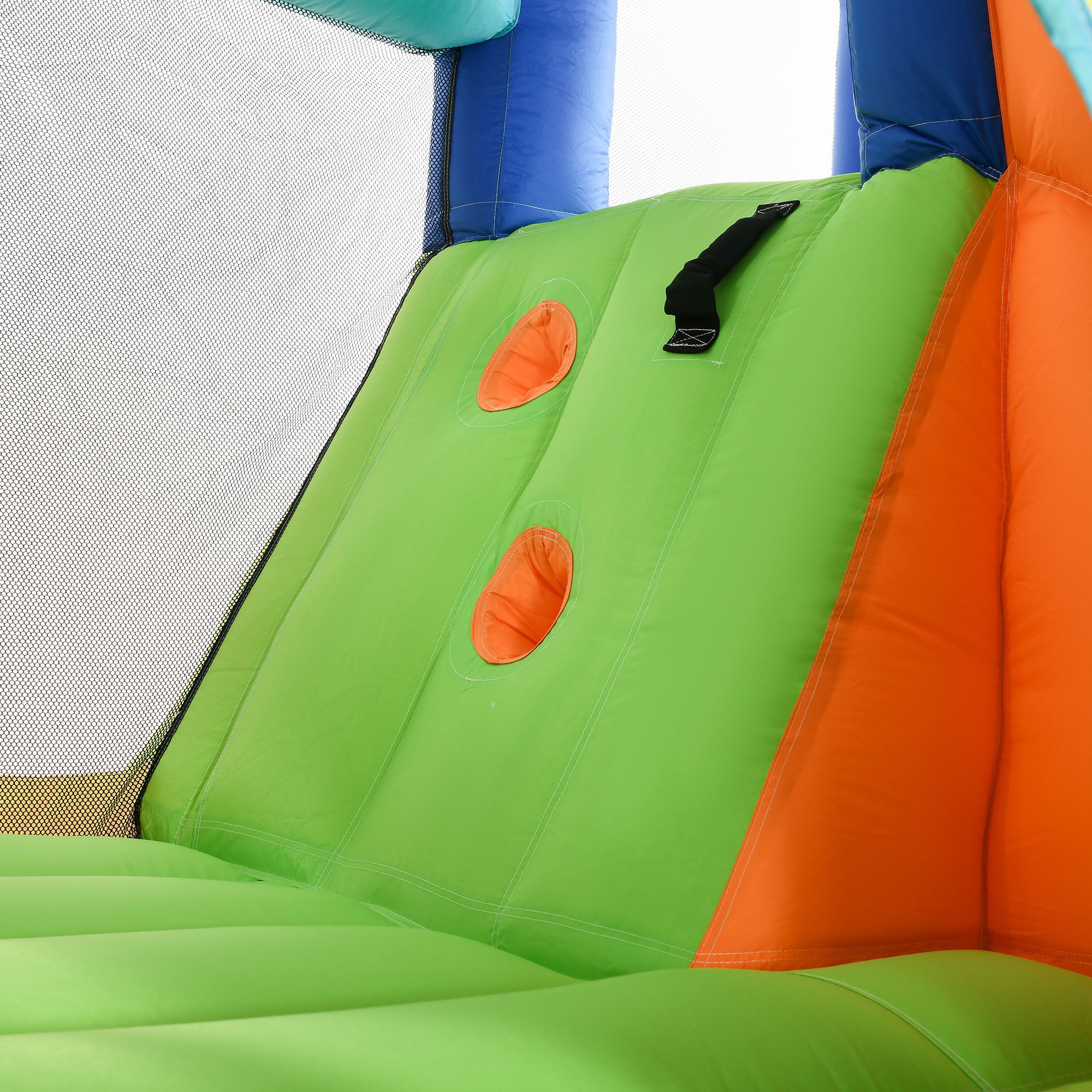 Castelo Insuflável Infantil Outsunny tecido Oxford Multicolorido 430x420x200 cm - 5