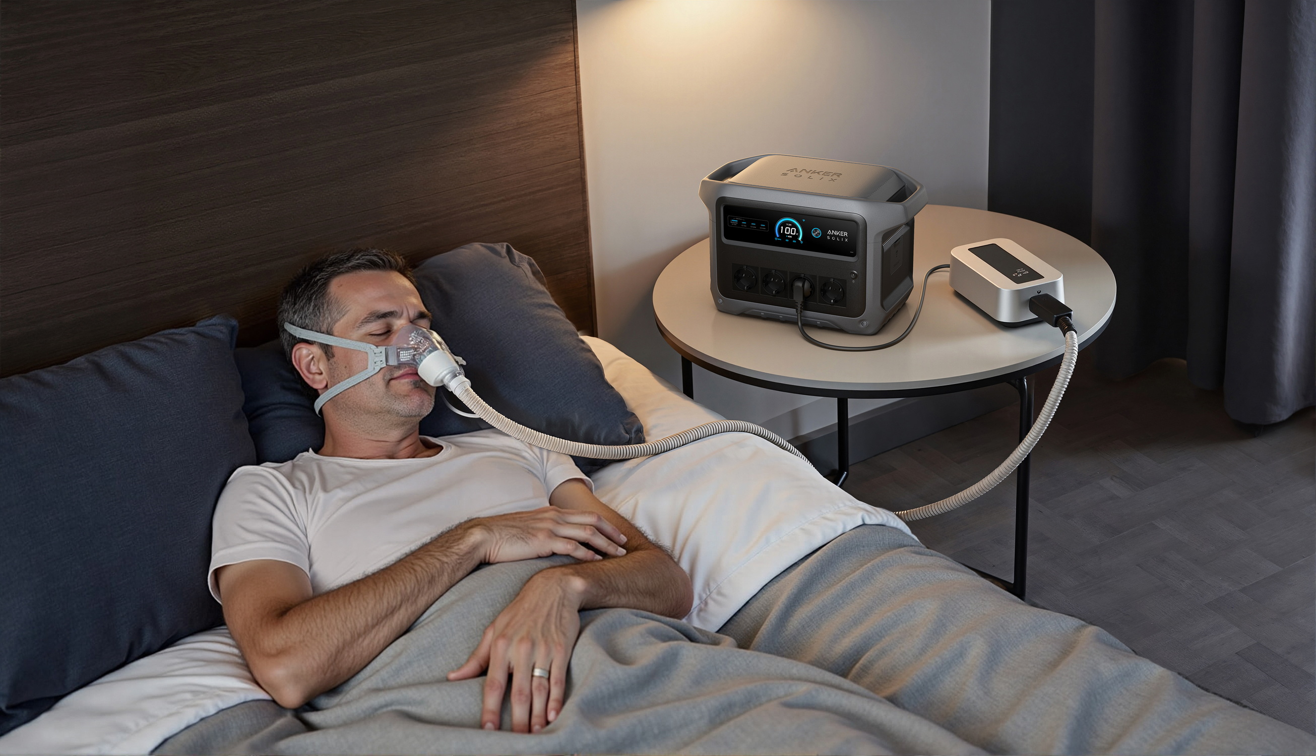 Kit Anker SOLIX C2000 Gen 2 avec Alternator Charger , Chargeur DC double 800W , Batterie 2048Wh, Générateur solaire 4x2400W - 6