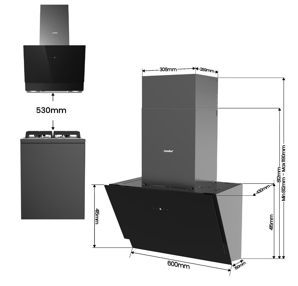 Lot de 10 carreaux autocollants 30 x 30 cm, pour crédence de cuisine et salle de bain - 8