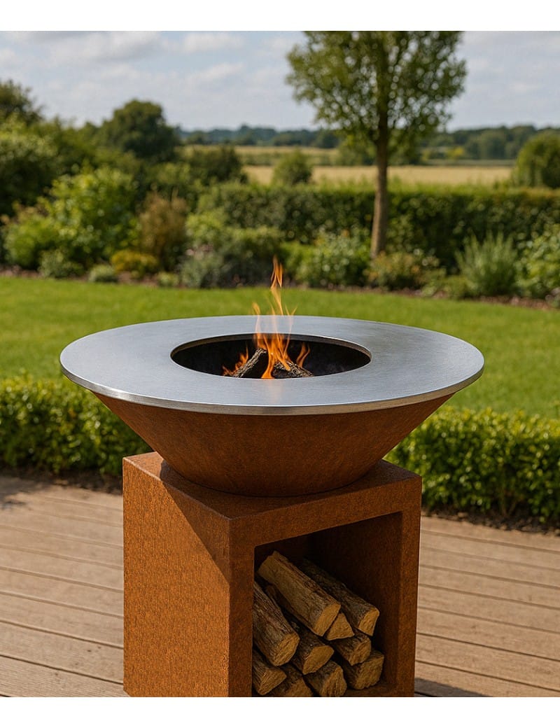 EAST OAK Coperchio per braciere da 53,3 cm, in acciaio inossidabile 304, accessorio per braciere all'aperto senza fumo e campeggio, impermeabile, antiruggine e resistente a tutte le stagioni, 48 cm di EAST OAK Coperchio per braciere da 53,3 cm, in acciaio inossidabile 304, accessorio per braciere all'aperto senza fumo e campeggio, impermeabile, antiruggine e resistente a tutte le stagioni, 48 cm di