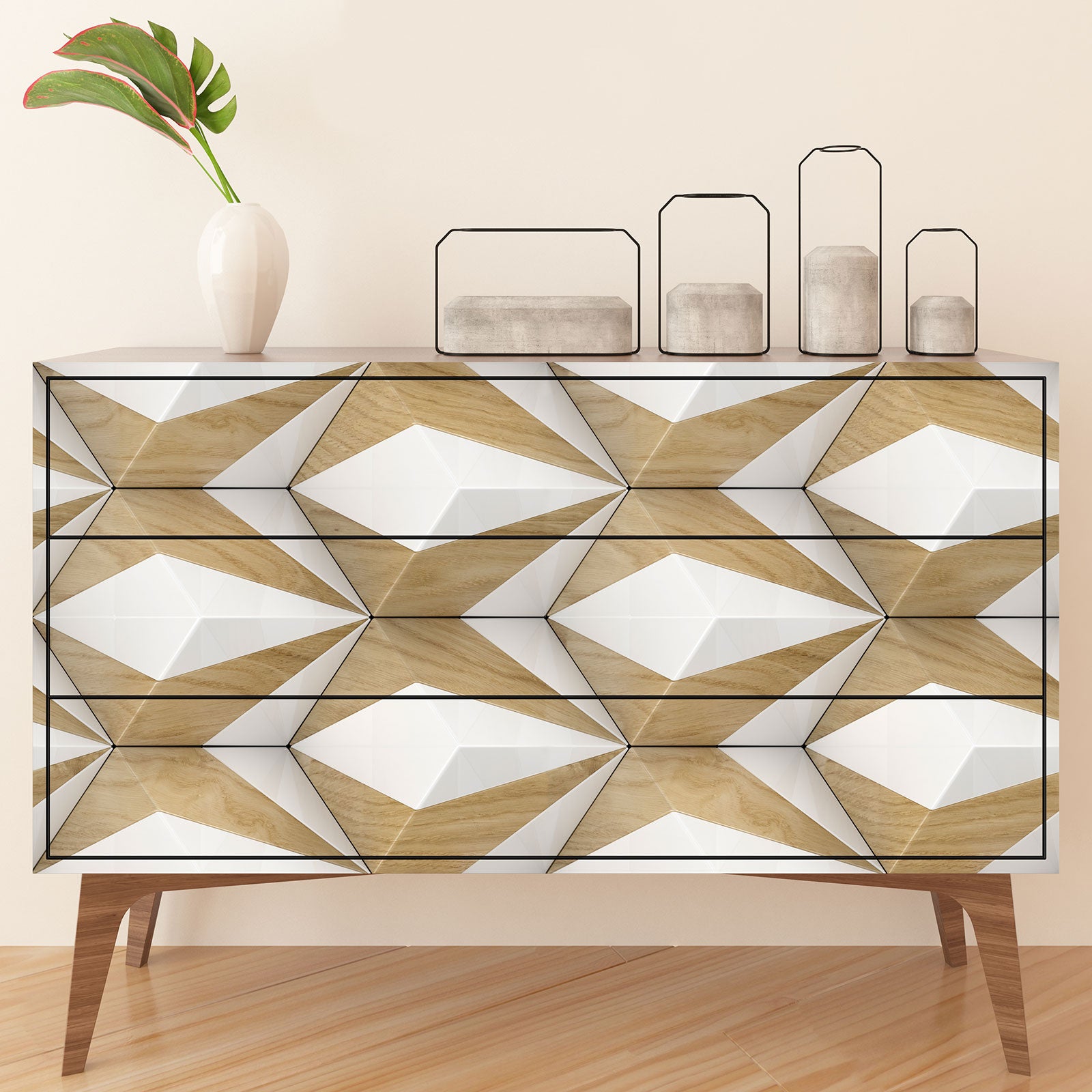 Vinilo Adhesivo para muebles - Motivo geométrico | Leroy Merlin