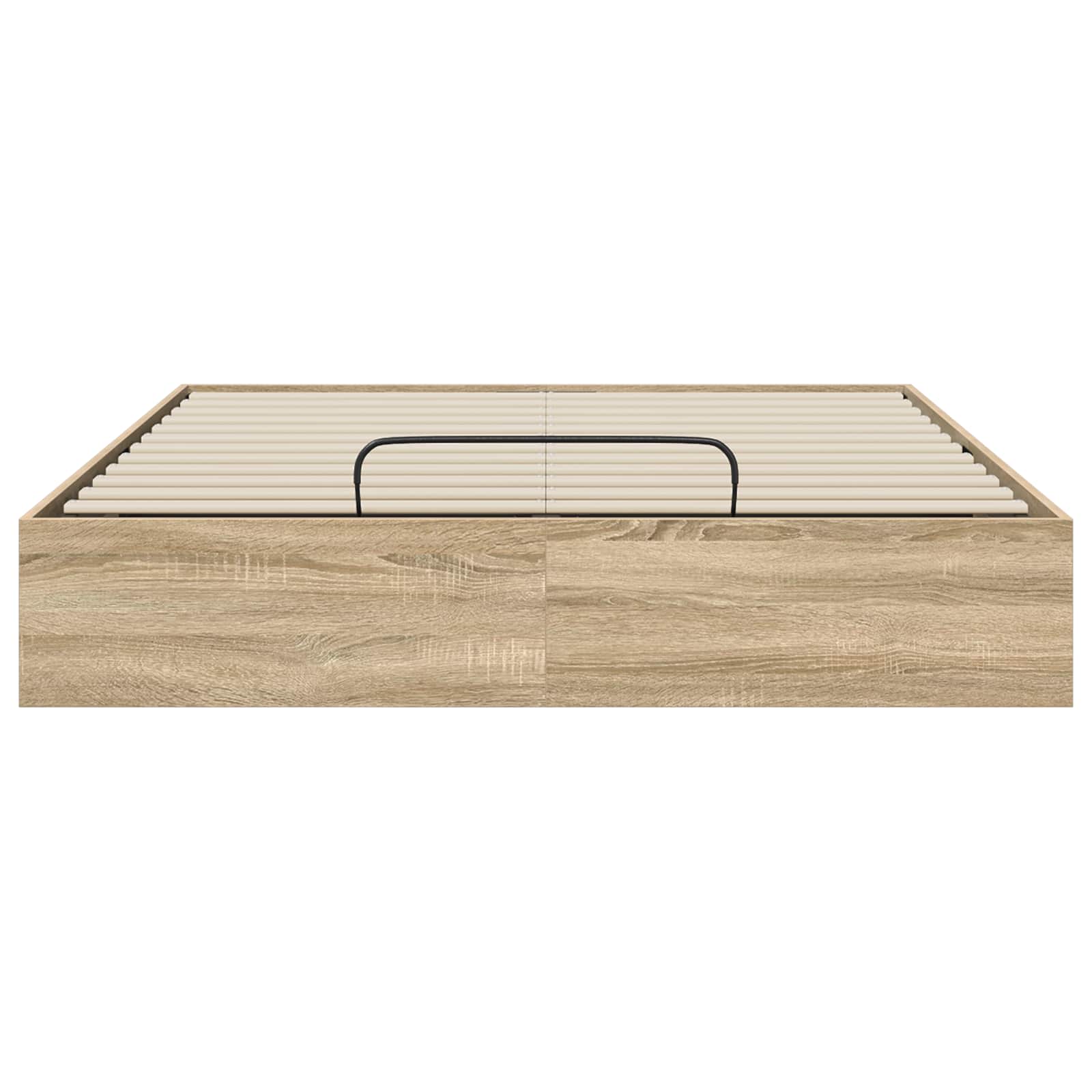 Cadre de lit ottoman, chêne, pour la chambre, 150 × 200 cm - 5