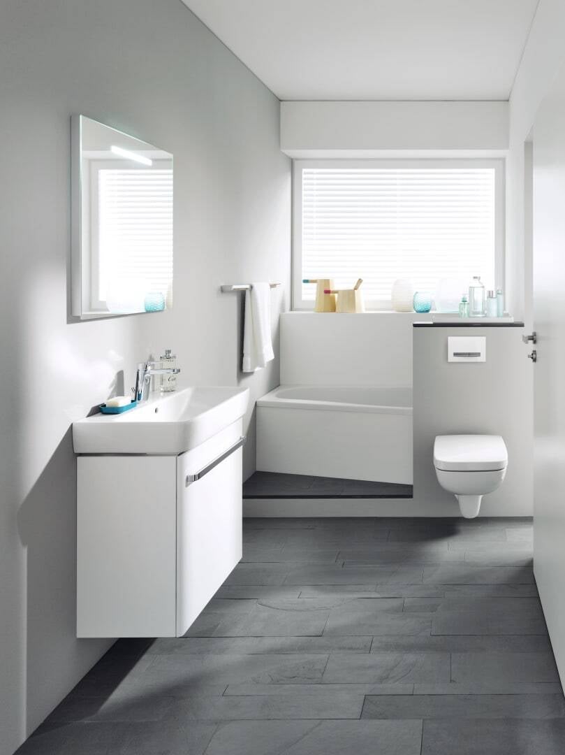 Geberit Renova Compact lavabo, 600x370mm, 226160000, Farbe: Blanc - 2