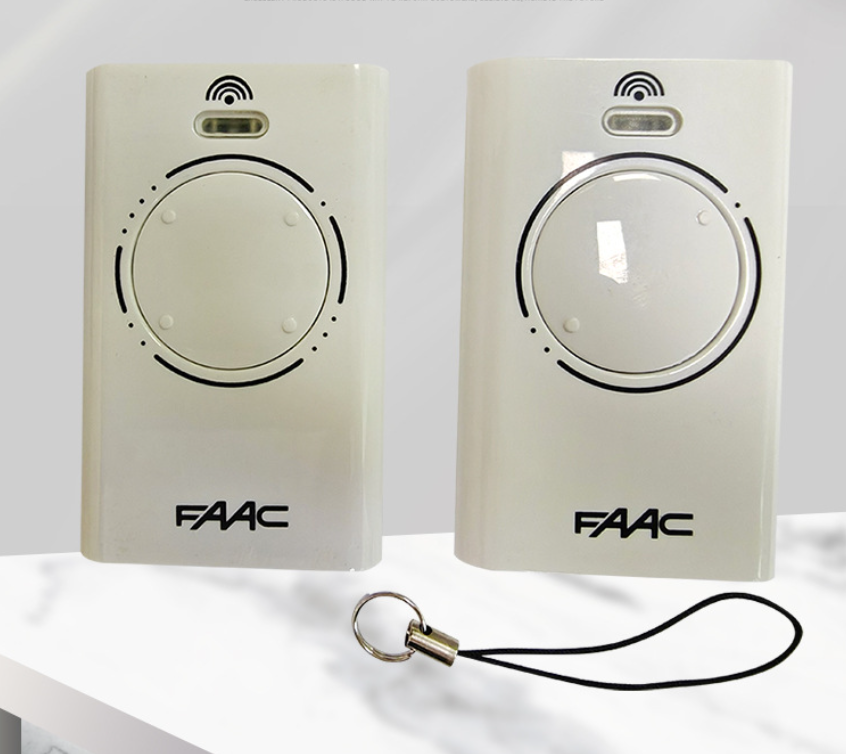 Lot de 2 télécommandes FAAC XT2 2 canaux 433 MHz Blanc Émetteur d'origine Rolling Code SLH LR - 787007 - 4