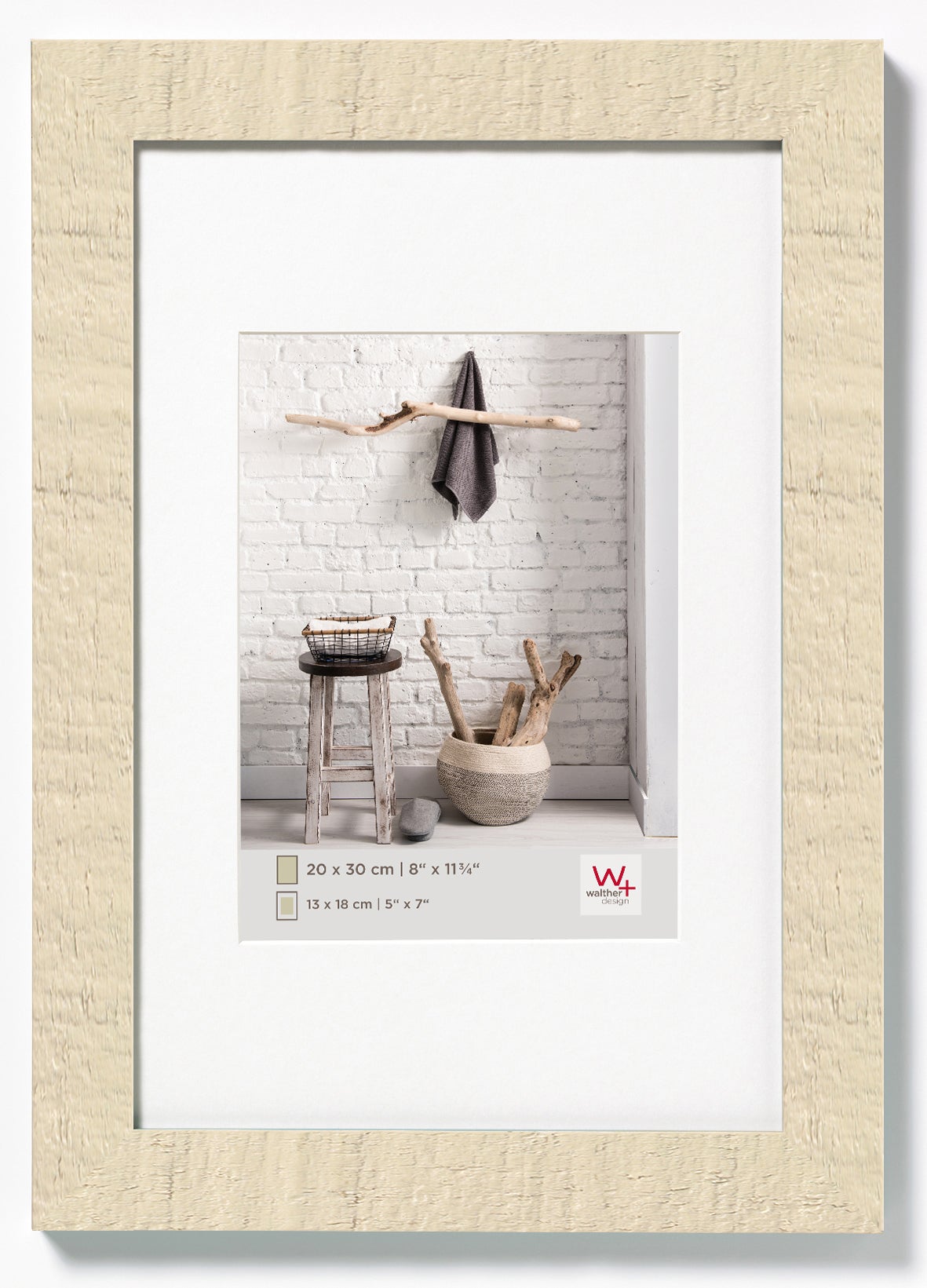 Cadre Photo En Bois Brut 20x30 Cm - Neuf - Pour Affiche, Poster, Tableau