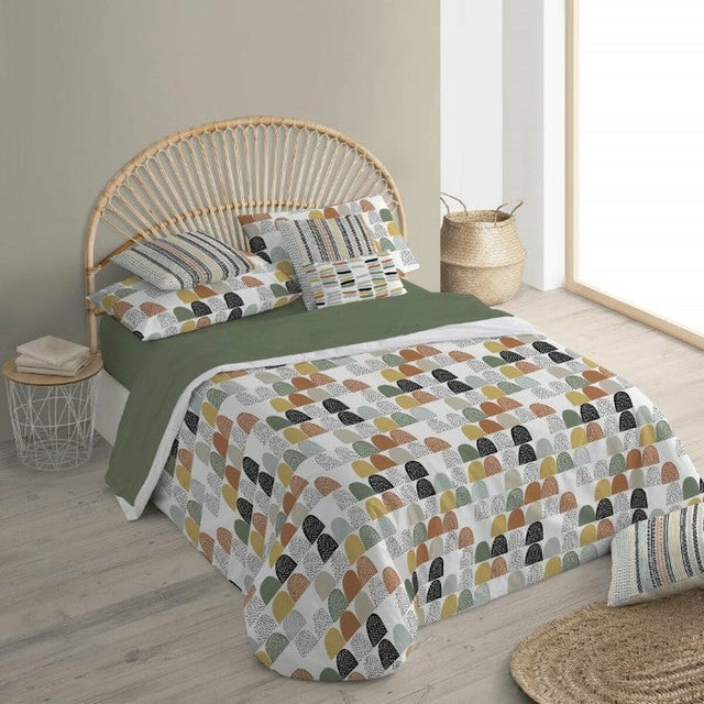 Housse de Couette Decolores Lahti Multicouleur 175 Fils 260 x 240 cm