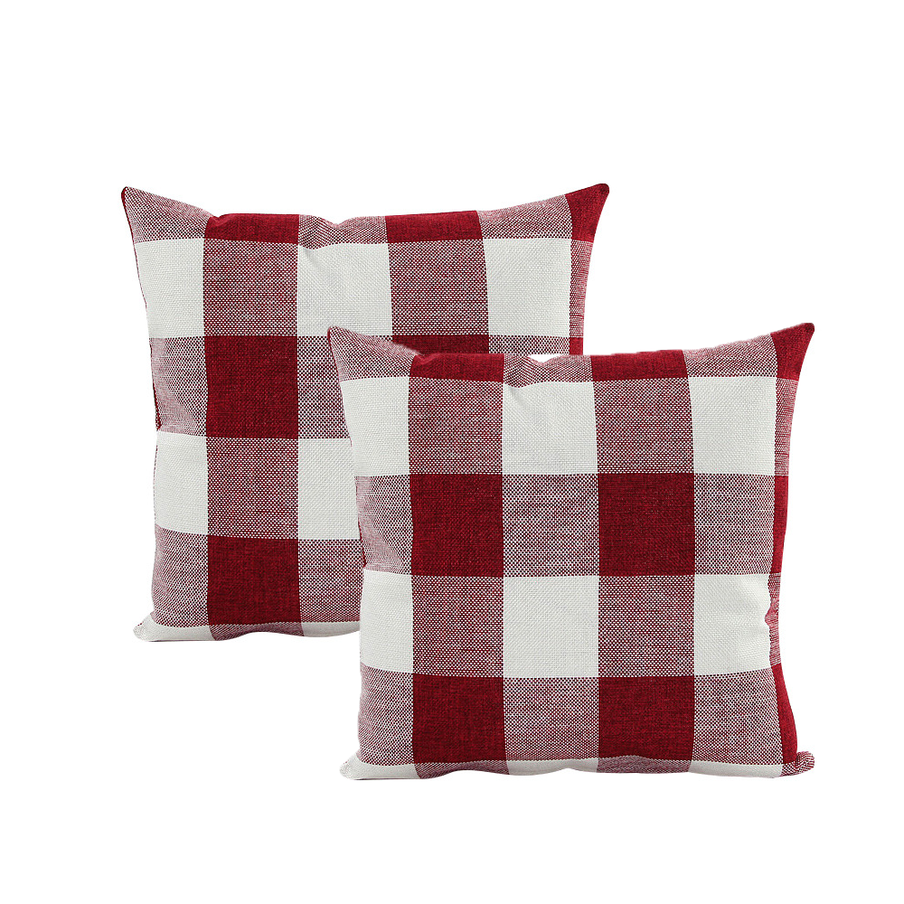 Federa Cuscino 45x45 Cm In Raso Di Seta Con Ricamo Pavone, 2 Pezzi, Rosso, Stile Cinese - 4