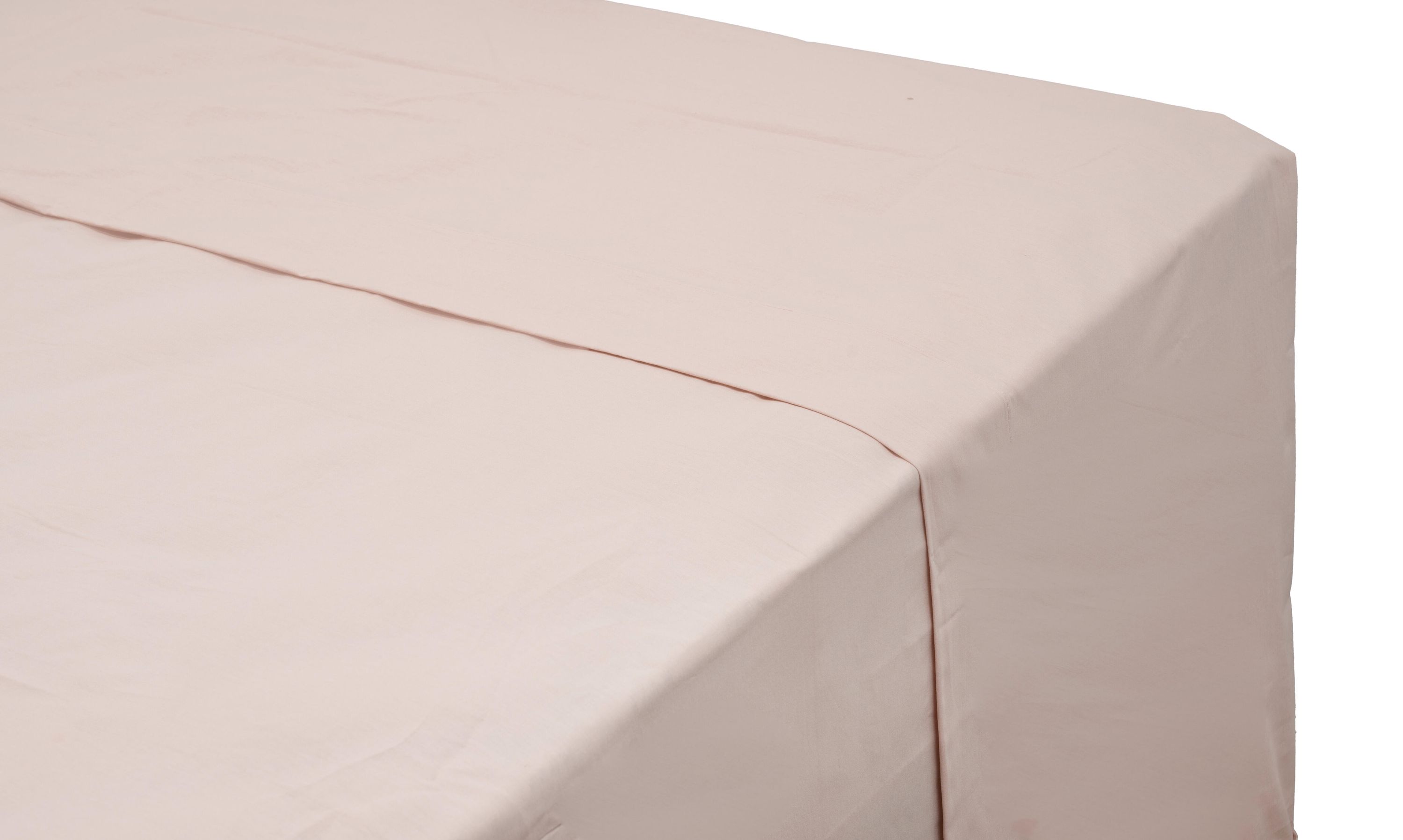 Lençol de cima algodão 144 fios rosa pálido cama 180 cm - 3