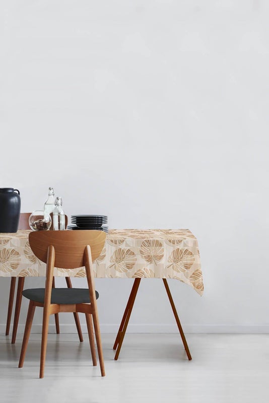 Mantel Jacquard Tacto Tejido Y Tratamiento Antimanchas 140x240 Cm Aroha Amarillo M24043761