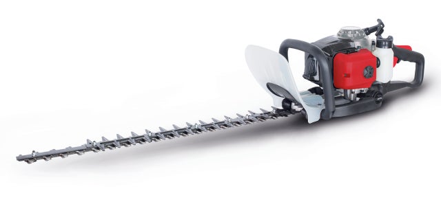 Scheppach Taille-Haies Thermique HTH250/240P - Moteur 2T 25,4cm³ - 700W - Longueur de coupe 600mm / Ø de coupe 27mm - Poignée pivotante à 180°