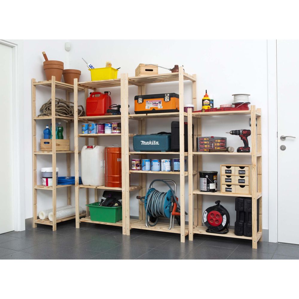 Etagère en kit profondeur 30 cm Natura 5 tablettes Astigarraga - 7