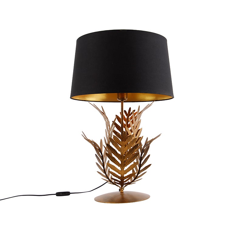 Lampe de table Boho avec socle en bois original et abat-jour