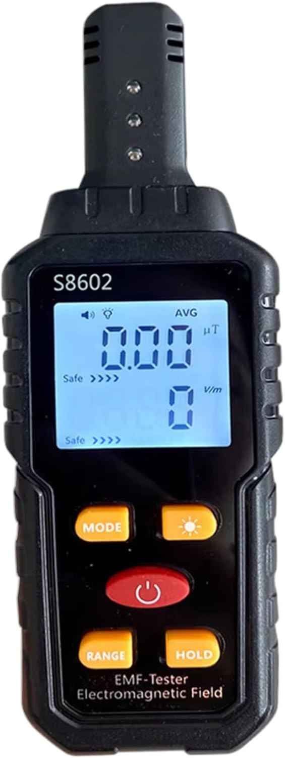 Compteur Geiger Portable - Détecteur De Rayonnement Nucléaire Compact Avec Coque - Neuf
