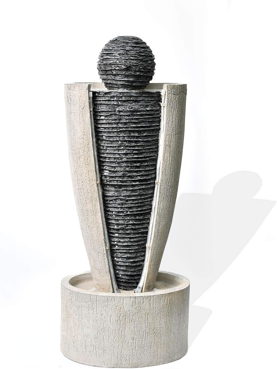 Fontanna Trophy z oświetleniem LED Fontanna zewnętrzna + wewnętrzna fontanna ogrodowa Fontanna wewnętrzna 17002