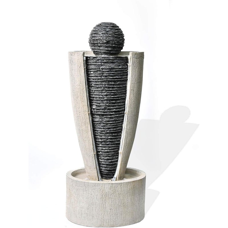 Fontanna Trophy z oświetleniem LED Fontanna zewnętrzna + wewnętrzna fontanna ogrodowa Fontanna wewnętrzna 17002