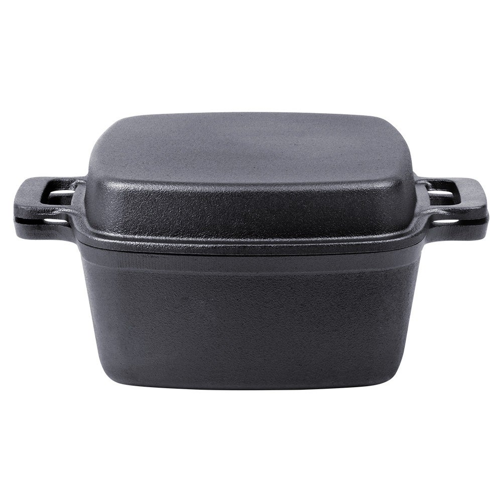 Garnek z pokrywką żeliwny 2w1 CAST LINE 25 cm, 4,5 l / 1,8 l - 6