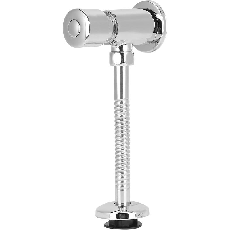 Zawór spłukujący pisuarowy, ręczny zawór spłukujący do toalety, trwały, miedziany zawór spłukujący, odporny na wycieki wody do łazienki, toalety, biur