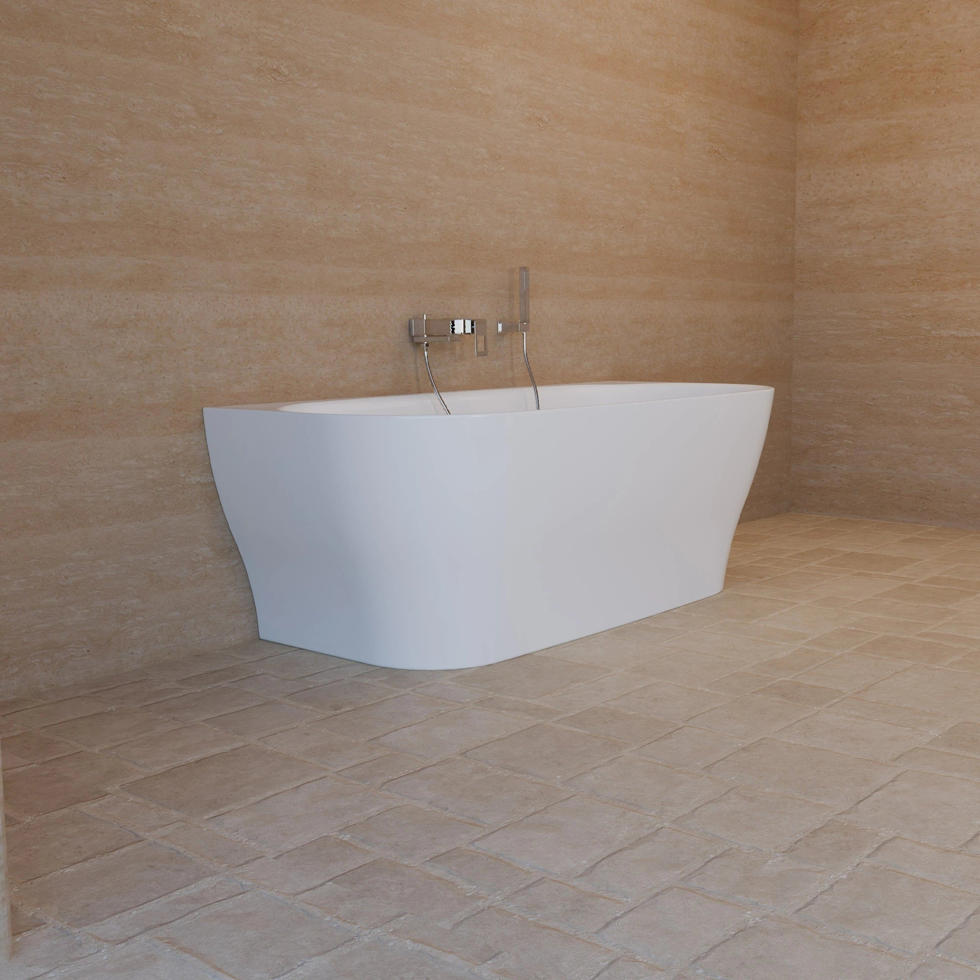 Baignoire Ilot Velvet 170 blanche 170 x75 x58 cm, by SPALINA - 9