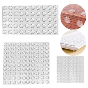 Adsamm® Feltrini Autoadesivi Bianchi - 50 Pezzi Rotondi Da 45 Mm Per Mobili - Proteggi Pavimenti E Arredi Con Questi Piedini In Feltro Da 3,5 Mm - 7