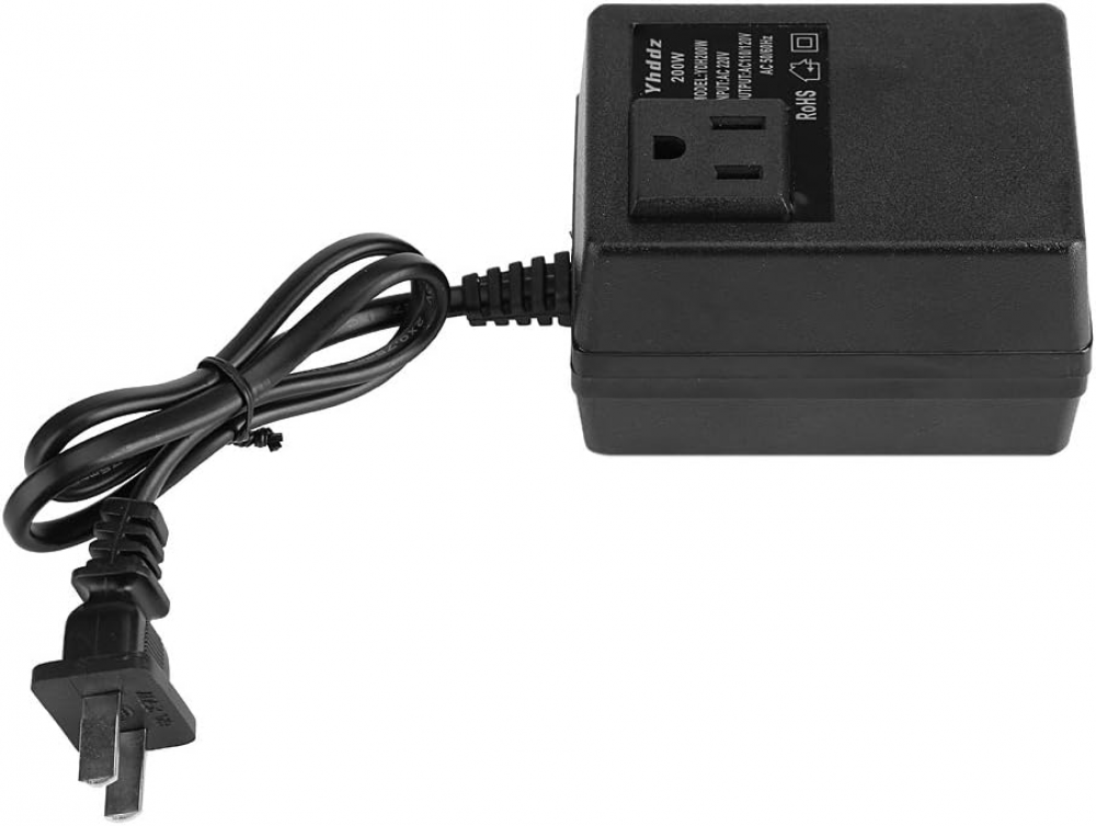 Konwerter Napięcia 220 V, Travel Electronic International Voltage Converter na 110 V Adapter Podróżny Transformator 220 V na 110 V Maksymalnie 200 W