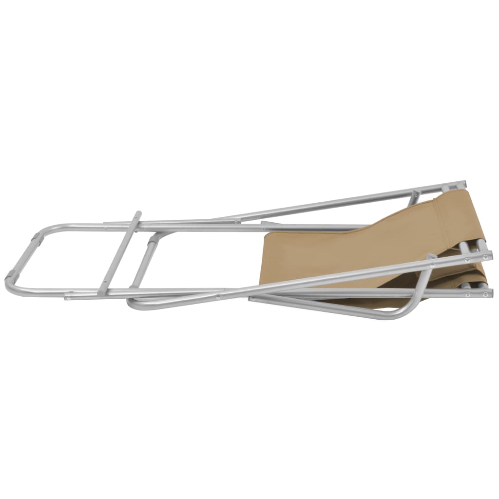 Sedie da terrazza reclinabili 2 pezzi acciaio tortora 02_0011906 - 5