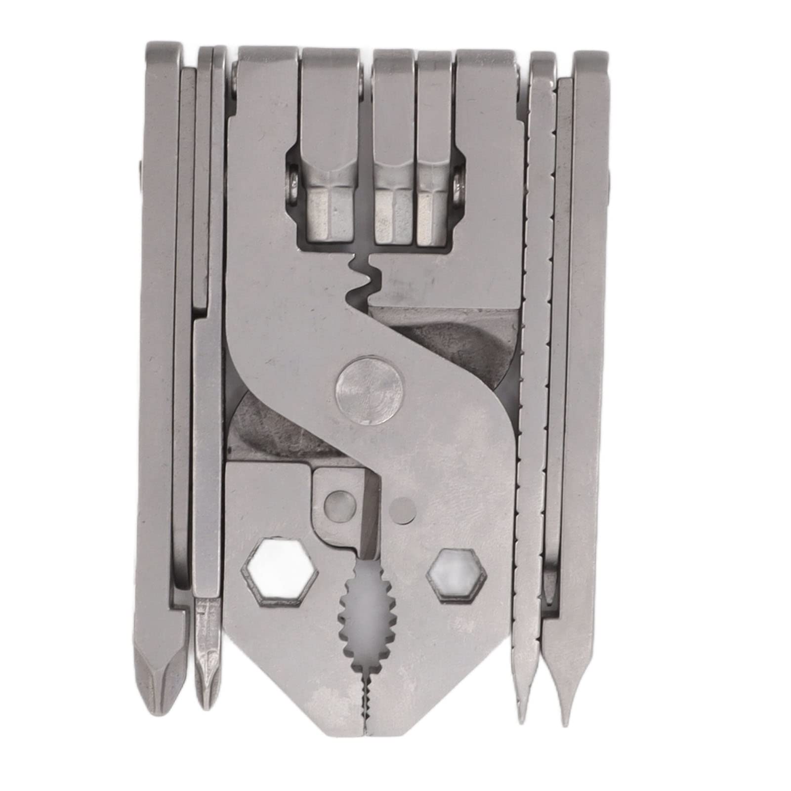 Destornillador Multifunción 18 En 1 - Llave Universal Copo De Nieve, Acero Inoxidable, Portátil