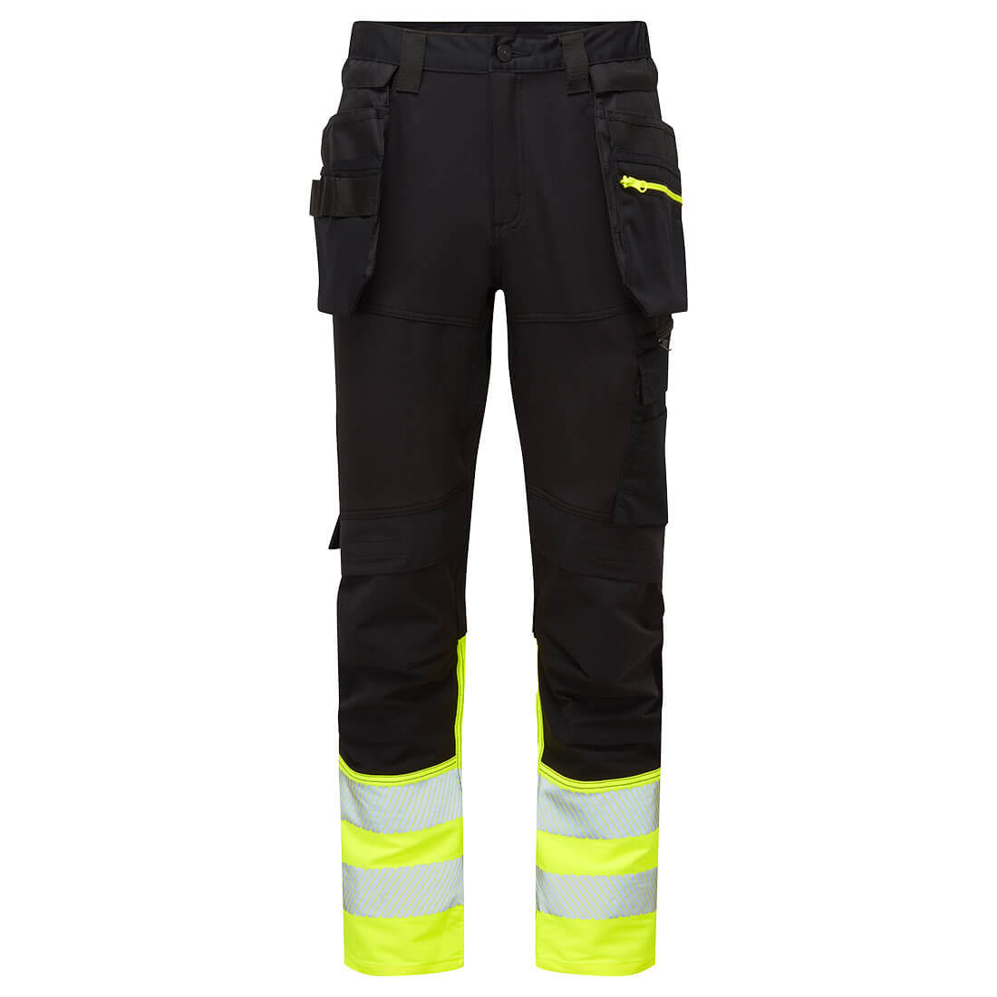 Pantalon Holster PW3 Hi-Vis Classe 1 Jaune/Noir 2XL - FR(54) - UK(42) - 3