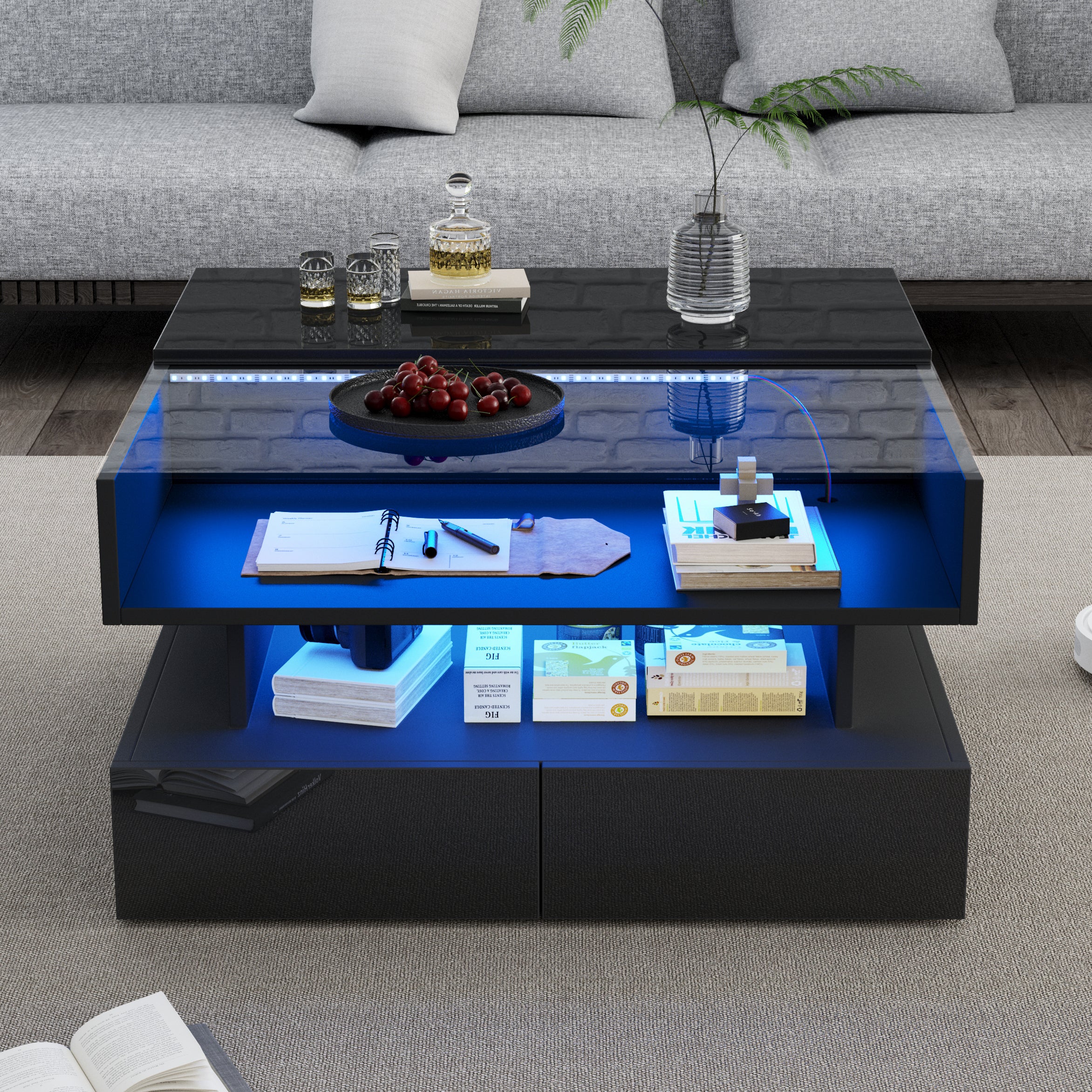 Tavolo pranzo 180x90 cm piano vetro temperato 10 mm e base in acciaio