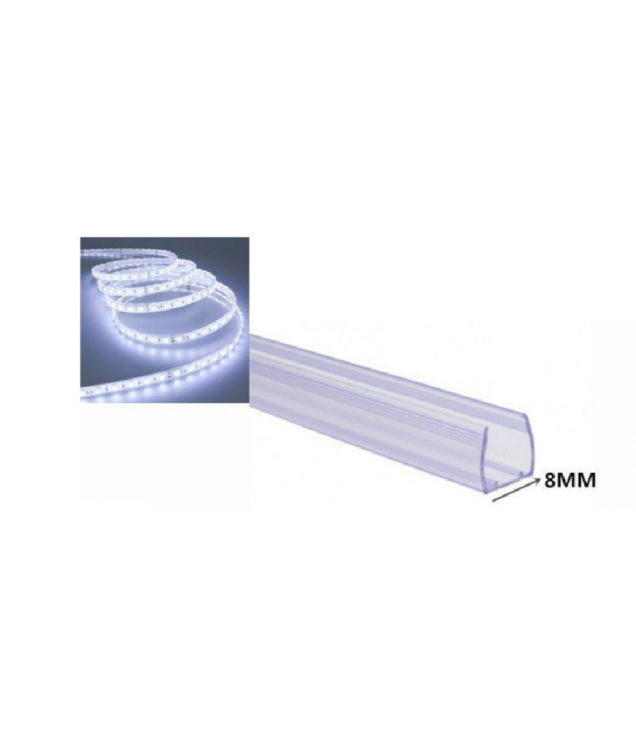 Trade-Shop – Set 50 Clip Per Montaggio Strisce LED – Adatte Per Larghezza 10-16 Mm – Trasparenti, Per Interni/Esterni - 4