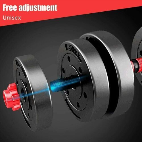 Set Bilanciere e Manubri da palestra 50kg con valigia trolley Hercules