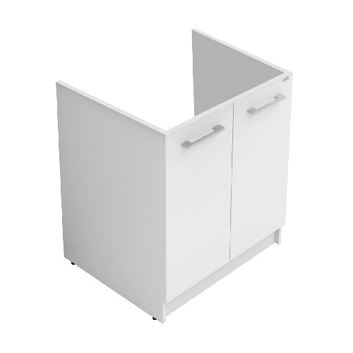 Mueble fregadero revine blanco con pizarra blanca - an. x pr. x al. 61x61x81 cm