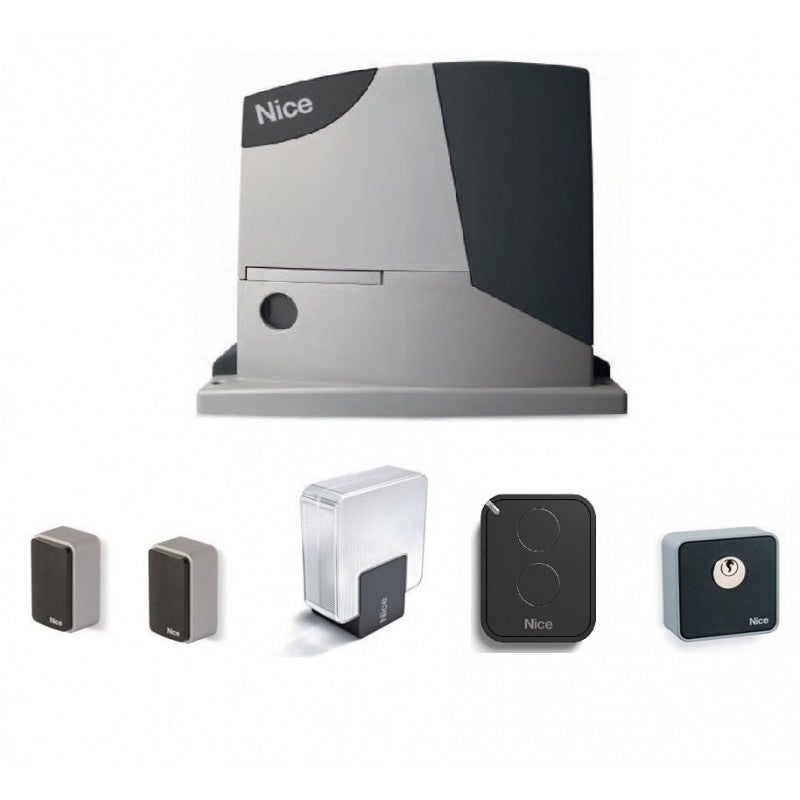 Kit Automatisme Pour Portail Coulissant Routier NICE RDKCE RD400 400kg 24v - 2