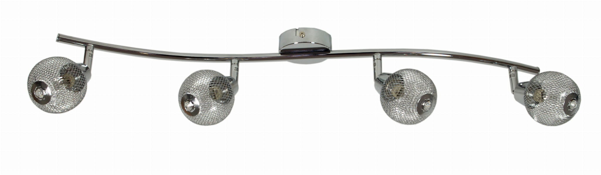 Lampa sufitowa Novel chromowana 4xG9x40W wym: 18 x 84 x 8 cm metal Candellux