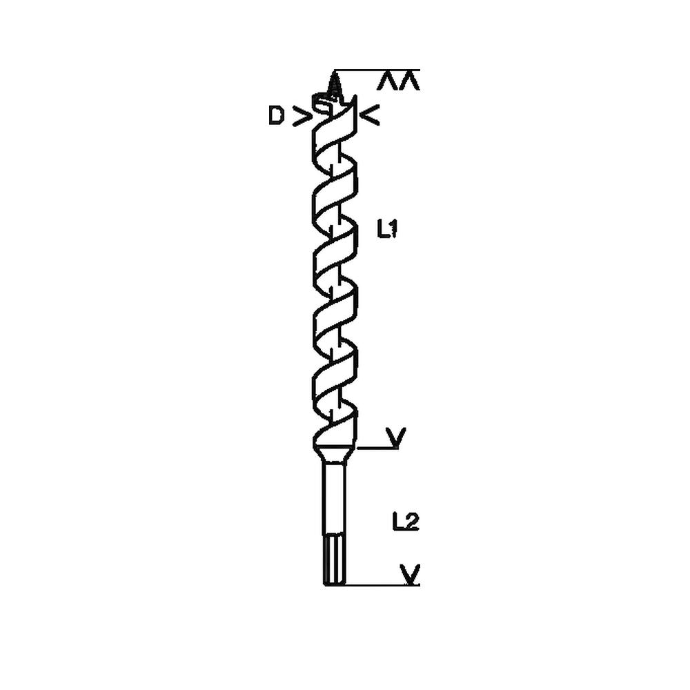 Bosch Professional - Meche Simple Spirale 6X160X235mm - 2608597622 - 3