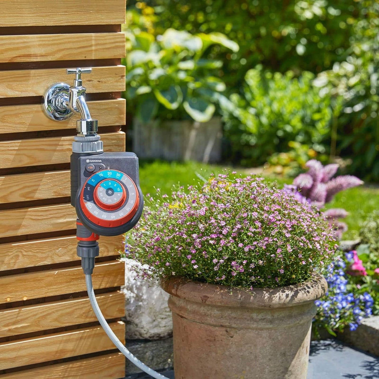Programmatore di Irrigazione Automatico Gardena EasyPlus | Compatibile con Rubinetti con Filettatura da 26,5 e 33,3 mm - 3