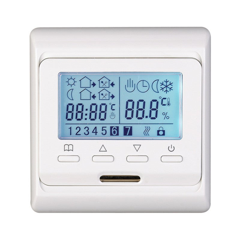 Thermostat programmable pour chauffage au sol électrique LCD 220230V 7 — free download
