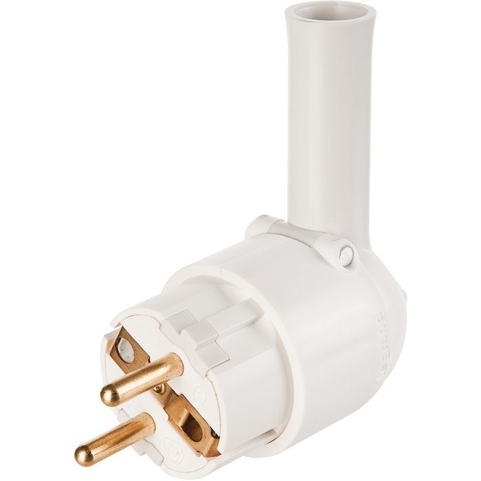 Fiche électrique LEGRAND 2P+T 16A à extraction facile et sortie latérale blanc - 2